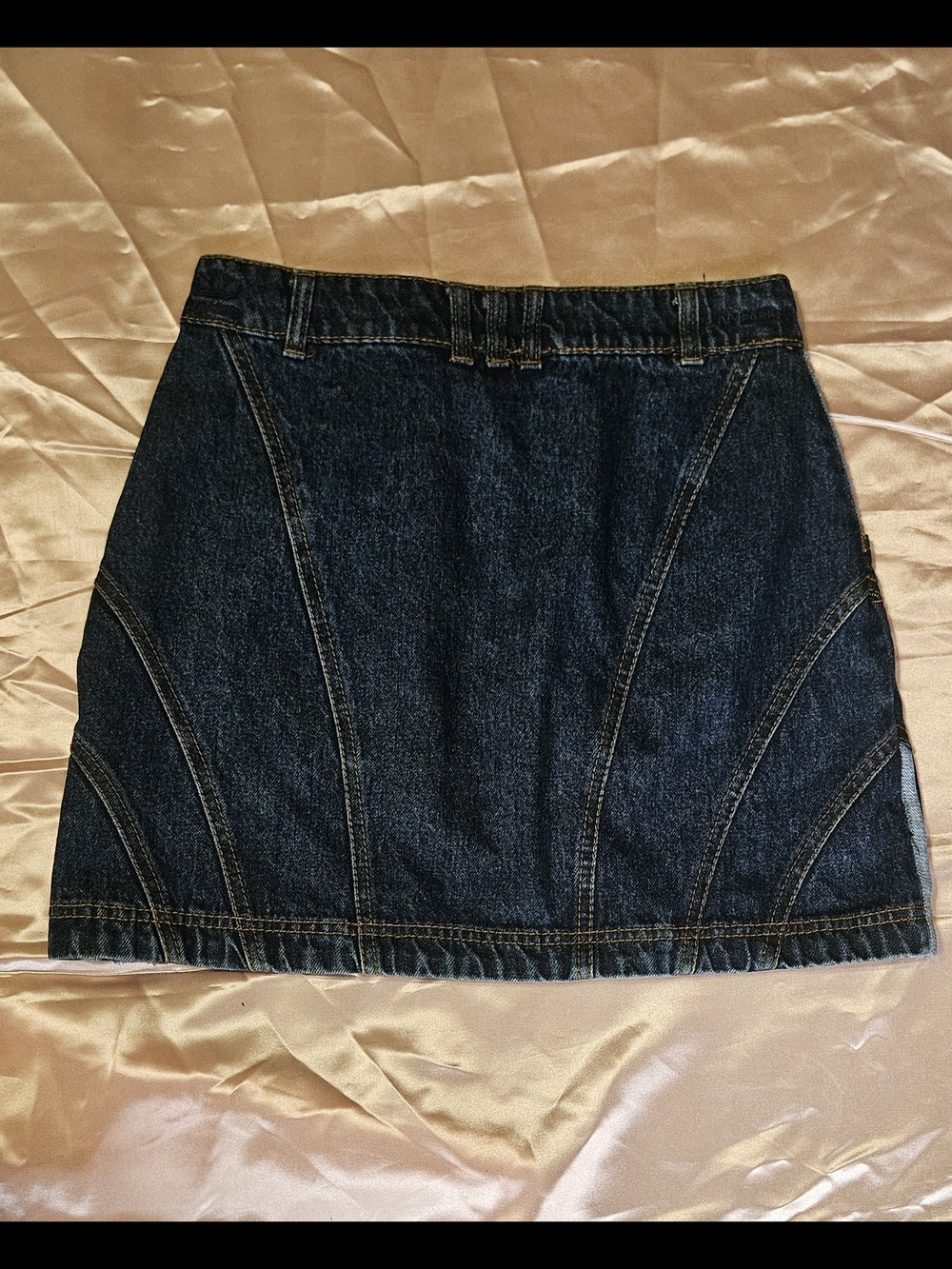 IVY PARK Rodeo Denim Button-Front Mini Skirt - Picture 5 of 6